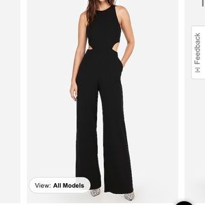 Express jumpsuit with cutouts at waist - great condition.